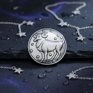 Ciondolo e Charm Zodiacale Ariete BLAZON, Diametro 30 mm - Product Image 3