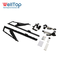 Kit de Mécanisme de Lit Électrique Intelligent avec Télécommande et Système de Charnières Pliantes Motorisées Noires pour Canapé et Accessoires de Mobilier Personnalisés
