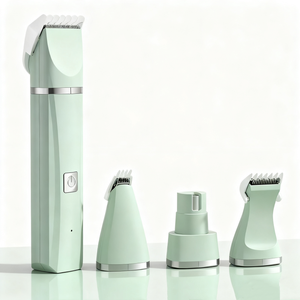 Kit de toilettage pour animaux de compagnie professionnel 4 en 1, électrique, sûr, en acier inoxydable et en plastique, tondeuses et coupe-griffes pour poils épais et emmêlés - Product Image 3