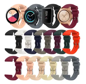 Cinturini per orologi in Silicone di buona produzione di vendita per cinturino universale in Silicone Multi colori da 20mm 22mm