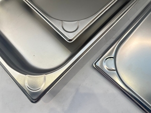 Buphex Usine En Gros Style Européen En Acier Inoxydable GN Pan 1/2-150 Qualité Supérieure Stockage Hôtel Buffet Poêle - Product Image 3