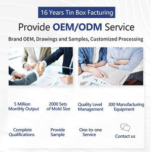 Прямоугольная жестяная коробка для пищевых продуктов, металлическая упаковка с индивидуальной печатью для печенья, бисквитов, конфет, тортов - Product Image 2