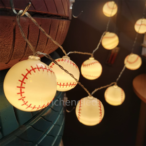 Basketball <strong>Football</strong> Rugby Baseball Soccer Ball <strong>Football</strong> Led Wooden Heart String <strong>Lights</strong> for Wedding Party Christmas Decoration - Product Image 3