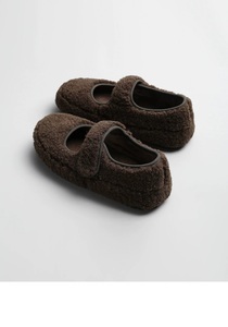 New Winter Unisex Teddy Fleece <b>Indoor</b> <b>Shoes</b> Light Warm Non-slip Faux Wool Plush Slippers for Yoga & Home Available For Wholesale - Product Image 2