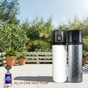 Pompe à chaleur air-<span class=keywords><strong>eau</strong></span> tout-en-un pour le chauffage et le stockage d'<span class=keywords><strong>eau</strong></span> chaude - Type avec énergie solaire/électrique Utilisation en extérieur Capacité 200-500L - Product Image 1