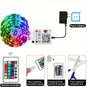 Contrôleur intelligent de bande LED WiFi DC5-24V, application Cozylife, variateur compatible avec Alexa Google Home, commande vocale pour LED RGB RGBW - Product Image 6