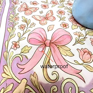 Factory Custom Green <strong>Sailing</strong> Printed 100% Polyester Waterproof Taffeta <strong>Fabric</strong> Girls Children's Raincoats Bags Outdoor Tent - Product Image 4