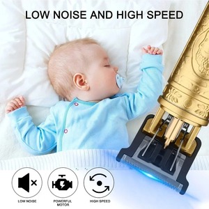 เครื่องโกนหนวดไฟฟ้าสำหรับผู้ชาย รุ่นวินเทจ T9 ชาร์จผ่าน USB ชาร์จเร็ว เครื่องตัดแต่งขนไฟฟ้า ลายมังกรพระพุทธรูป - Product Image 5