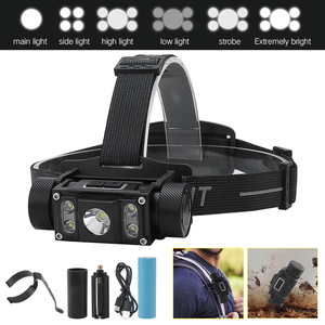 Linterna <span class=keywords><strong>de</strong></span> cabeza <span class=keywords><strong>de</strong></span> alta potencia, Mini linterna frontal LED recargable por USB <span class=keywords><strong>para</strong></span> reparación <span class=keywords><strong>de</strong></span> caza - Product Image 5
