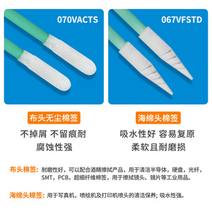 สำลีปลายแหลมแบบเกลียว ขนาด 3.5x67 มม. สำหรับใช้ในห้องคลีนรูม บรรจุ 100 ชิ้น - Product Image 4