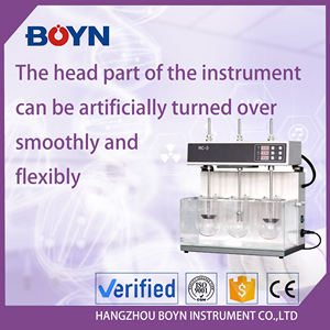 Testador de desintegração automática <span class=keywords><strong>RC</strong></span>-3 Lab para venda Aparelho de testador de desintegração de tablet de 3 copos - Product Image 2