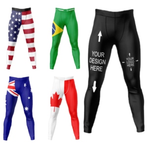 Pure Custom Boys FLAG Pantalones de compresión Hombres Varicose Hot Girls Pantalones de compresión activa <span class=keywords><strong>Leggings</strong></span> Ropa interior térmica larga Pantalones - Product Image 1