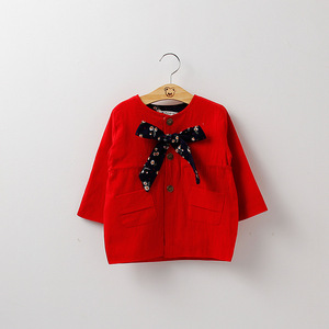 Nouveautés 2017 : Vestes coupe-vent personnalisées pour enfants, sans col, avec nœud - Product Image 4