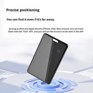 NOUVEAU Plastique IP67 étanche Card Finder Wallet Tracker Anti Lost Key Locator <span class=keywords><strong>GPS</strong></span> 4G Smart Finder Bag MFI Certified IOS - Product Image 4