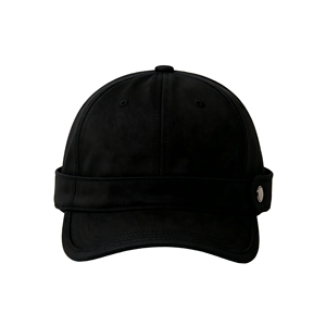 Gorra de Béisbol de Algodón Negro Sólido de Alta Calidad, Ajustable con Botón Metálico, Estilo Casual, Lisa, para Hombre y Mujer - Product Image 4