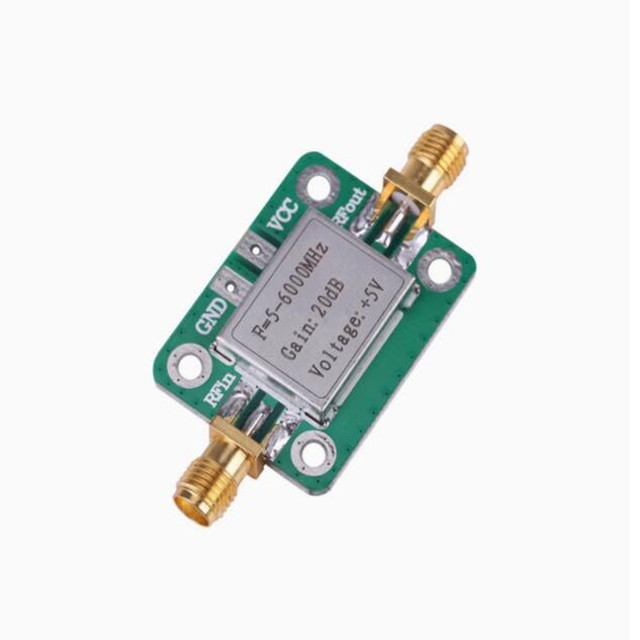 5-6000MHz Power Amplifier 5-6000MHz Gain 20dB Broadband RF VHF UHF Power Amplifier Module Broadband Power Amplifier