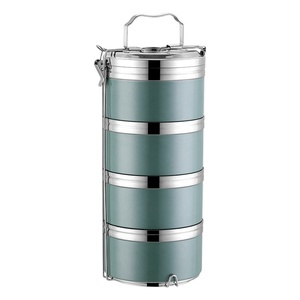 304 Stainless Steel Thermal Multi-layer Large Capacity Adult <strong>Work</strong> Portable Bento <strong>Lunch</strong> <strong>Box</strong> with Detachable Pot - Product Image 1