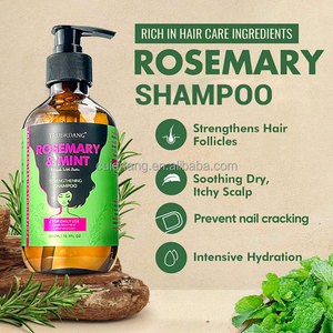 Shampooing et après-<span class=keywords><strong>shampoing</strong></span> naturels à la biotine, anti-pelliculaire, stimulant la croissance des cheveux, à la menthe et au romarin, sans sulfate, ensemble de soins capillaires, marque privée - Product Image 5