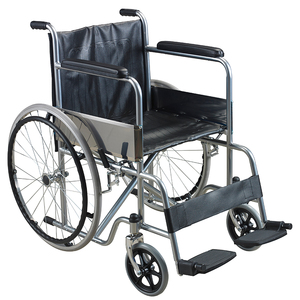 Sedia a Rotelle AOLIKE ALK809E in Acciaio Pieghevole Confortevole Economica al Prezzo di Fabbrica - Product Image 1
