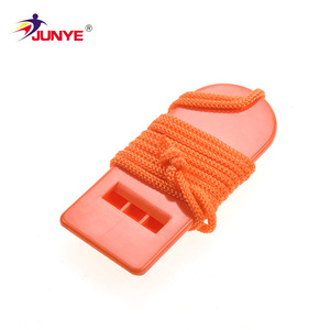 Silbato Plano de Plástico 7x2.8x0.7cm Naranja Rojo para Supervivencia al Aire Libre, Emergencias, Rescate, Uso Universal - Product Image 4