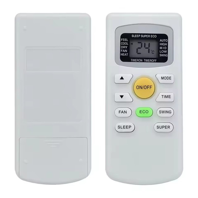 Universal Fixed Code ABS Remote Control with 4 Buttons for TC-34 LED Smart TV Home Automation Rechargeable Battery 8m Range