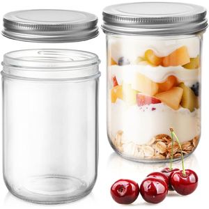 Venta al por Mayor de Frascos de Vidrio de Borosilicato Hechos a Mano, 4oz/8oz/12oz, Tamaños Personalizables, Libres de BPA, Tapas Herméticas a Prueba de Fugas - Product Image 1