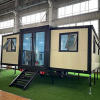Maison conteneur extensible de 20 pieds, bureau préfabriqué portable pour chantier