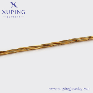 Collar XUPING de Moda Sencillo y Elegante, Chapado en Oro de 14K, Joyería de Moda - Product Image 3