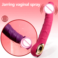 Vibrateur Dildo Pour Femme Stimulation Anale Point G et Clitoris Baguette de Massage Dildo Réaliste pour Femme et Homme
