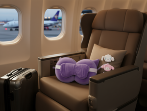 Eye Mask <b>Neck</b> <b>Pillow</b> U Shape Polyester Travel <b>Pillow</b> For Airplane Use - Product Image 2