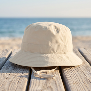 Chapeau Bob à Rayures Imprimées Numériquement avec Protection Solaire pour Randonnée et Voyage en Plein Air 100% Polyester Circonférence de Tête 58cm - Product Image 3