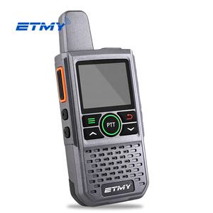 ETMY ET-C6 <span class=keywords><strong>pas</strong></span> <span class=keywords><strong>cher</strong></span> <span class=keywords><strong>longue</strong></span> <span class=keywords><strong>portée</strong></span> POC 4G LTE Radio bidirectionnelle Talkie Walkie De 100km avec écran - Product Image 2