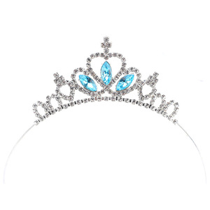 Neue Prinzessinnen-Krone Kopfschmuck Legierung Mode Strass-Krone Mädchen Geburtstagsgeschenk Krone Haaraccessoire - Product Image 4