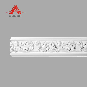 Auuan Chất lượng cao bán buôn <span class=keywords><strong>Polyurethane</strong></span> Trims cho Decora PU Vật liệu Trần cornice khuôn tùy chỉnh PU bọt đúc - Product Image 4
