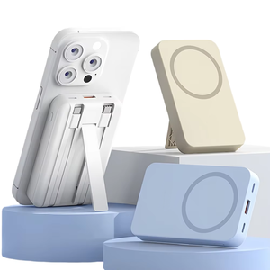 MKTEL W10f, Batería Externa Magnética Inalámbrica Personalizada de Fábrica, 10000mAh, Carga Rápida de 22.5W, Alta Capacidad, Superventas - Product Image 2