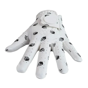 Guantes de Golf de Piel Cabretta de Alta Calidad al por Mayor con Logotipo Personalizado Antideslizante, Logotipo Personalizado de Alta Calidad para Mano Izquierda - Product Image 2