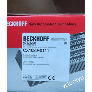 CX1020-0020 Beckhoff NUEVO en Caja, PLC Slice I/O CPU con 2 Puertos Ethernet - Product Image 2