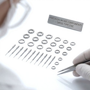 Piezas de microplatino mecanizadas por CNC de tipo suizo para catéteres de electrofisiología - Product Image 1