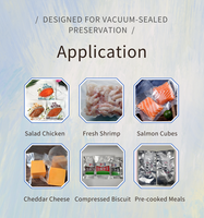 Machine d'emballage sous vide premium pour cornichons préemballés avec capacité de pochette refermable à fermeture éclair