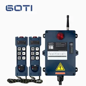 GT-LD06 telecomando per gru industriale Wireless a 6 canali a 1 velocità 2 trasmettitori e 1 ricevitore