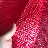 Rode Netzak Met Trekkoord 50X90Cm Aardappel-En Uiennetzak