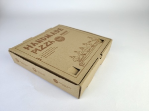 Etodevice Biodegradable <b>Kraft</b> Paper Pizza Container Custom Printed Rectangular Grease-Proof Fast Food <b>Box</b> with Logo - Product Image 2