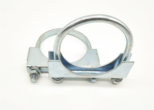 Collier de serrage à boulon en U de 3 "avec boulon rond en acier galvanisé pour l'installation de tuyaux d'échappement - Product Image 4