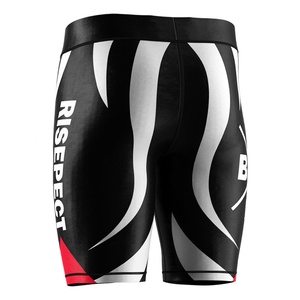 Pantalones Cortos de Compresión Deportivos Híbridos Sublimados OEM de Alta Calidad para Gimnasio, Judo, Grappling, Lucha y MMA - Product Image 2