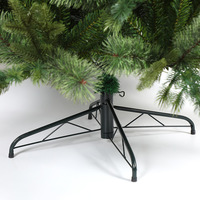 Künstlicher PVC-Weihnachtsbaum der Marke YF, für Innen- und Außenbereich, grüne Dekoration, stabile Basis, faltbares Design, hohe Standardqualität