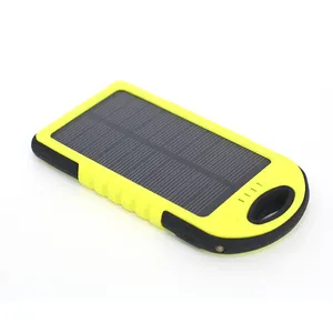 Li-Polímero à prova d' água 4000Mah Dual USB Carregador de Bateria Solar 3 Em 1 Banco de Alimentação Do Carregador de Viagem Para Todos Os telefone