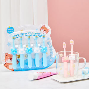 Set di 5 Spazzolini da Denti per Bambini con Design Personalizzato a Forma di Orsetto, Setole Morbide, Produttore di Spazzolini in Plastica - Product Image 6