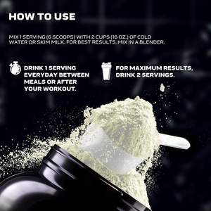 Poudre musculaire à haute teneur en protéines OEM 60g de protéines <span class=keywords><strong>1500</strong></span> Calories 5,15 lb Saveur de vanille. - Product Image 3