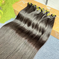 Lots de Cheveux Humains Vierges Bruts Vietnamiens 100% Non Transformés, Provenant d'un Donneur Unique, Lisses comme des Baguettes, Cuticules Alignées, Fournisseur de Cheveux Vierges
