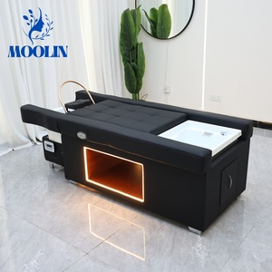เก้าอี้นวดสปาสระผมยกหลังได้ ราคาโรงงาน MOOLIN รับผลิตแบบ OEM/ODM พร้อมเตียงนวดเท้าไทย ทำเล็บเท้า และสระผม - Product Image 1